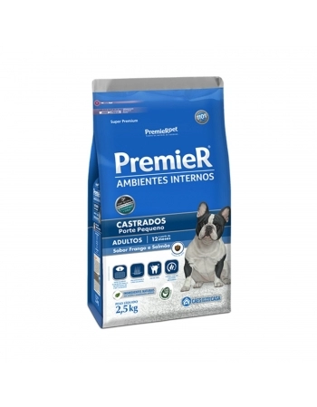 PremieR Ambientes Internos Castrados Cães Adultos 2,5 kg