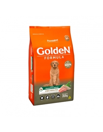 GoldeN Formula Cães Adultos Frango & Arroz 20 KG