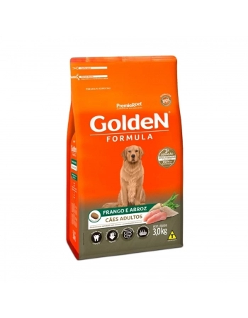 GoldeN Formula Cães Adultos Frango & Arroz 3 Kg