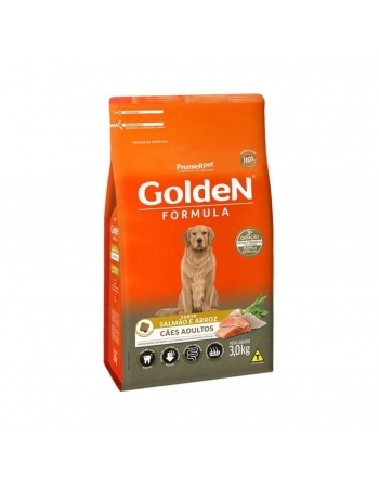 GoldeN Formula Cães Adultos Salmão & Arroz 3KG