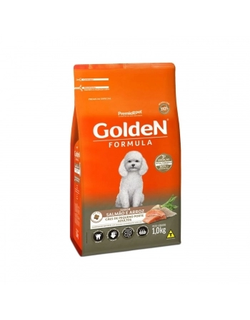 GoldeN Formula Cães Adultos Salmão & Arroz Porte Pequeno 1KG