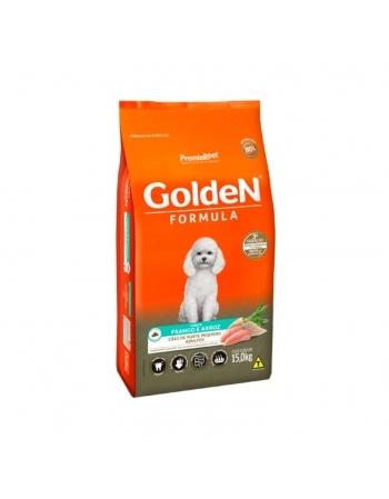 GoldeN Formula Cães Adultos Frango & Arroz Porte Pequeno 15KG