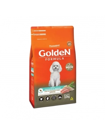 GoldeN Formula Cães Adultos Frango & Arroz Porte Pequeno 3KG