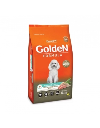 GoldeN Formula Cães Adultos Frango & Arroz Porte Pequeno 10,1KG