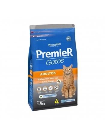 PremieR Gatos Adultos – Frango 1,5 KG