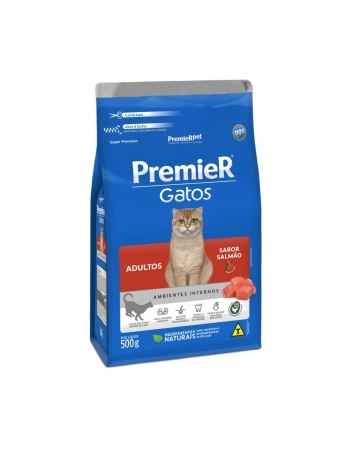 PremieR Gatos Adultos – Salmão 0,5G