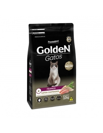 GoldeN Gatos Castrados Frango 3KG