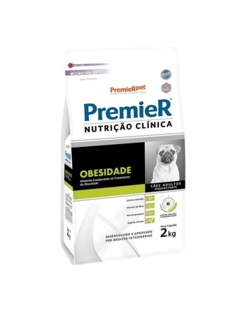 PremieR Nutrição Clínica Obesidade Cães Porte Pequeno 2 K
