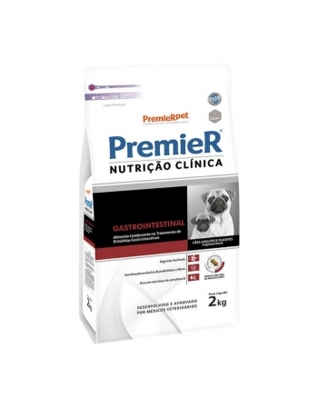 PremieR Nutrição Clínica Gastrointestinal Cães Porte Pequeno 2KG