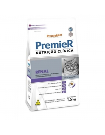 PremieR Nutrição Clínica Gatos – Renal 1,5 KG