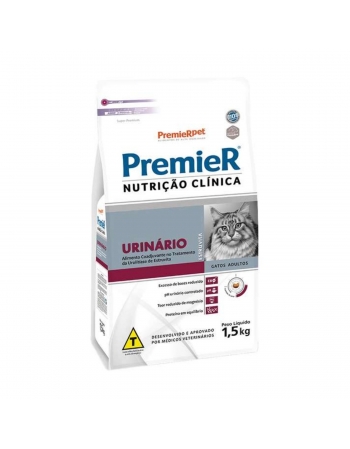PremieR Nutrição Clínica Gatos – Urinário Estruvita 1,5 Kg