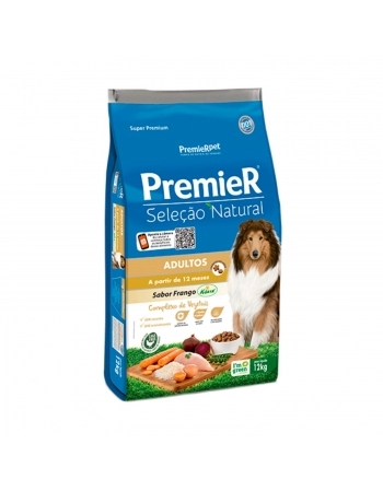 PremieR Seleção Natural Cães Adultos Sabor Frango 12KG