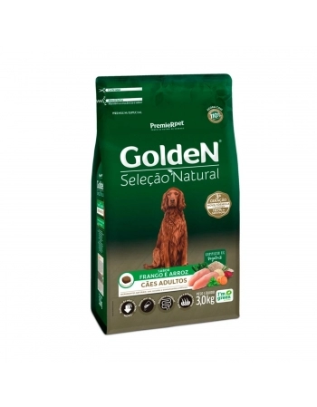 GOLDEN SELEÇÃO NATUR CAES ADULT 3KG