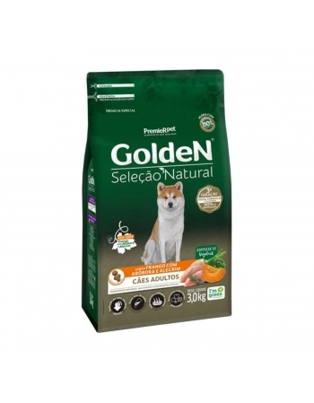 GOLDEN SEL NAT CAES ADULTO ABOBORA 3KG