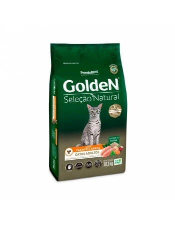 GOLDEN SELEÇÃO NATUR GATOS ADULT 10,1 KG