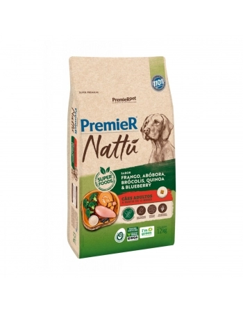 PremieR Nattu Cães Adultos sabor Abóbora 12KG