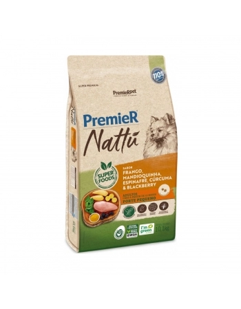 PremieR Nattu Cães Adultos Porte Pequeno sabor Mandioquinha 10,1KG