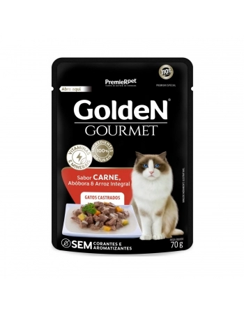 GoldeN Gourmet Gatos Castrados sabor Carne 70 G