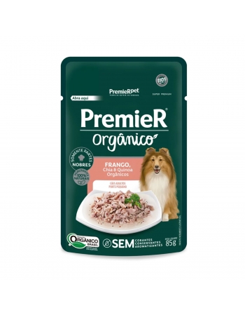 PremieR Gourmet Orgânico Cães Adultos Pequeno Frango, Chia, Quinoa 85G