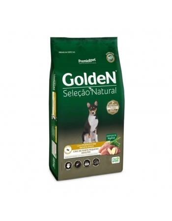 GoldeN Seleção Natural Cães Adultos Pequeno Frango Batata Doce 3 KG