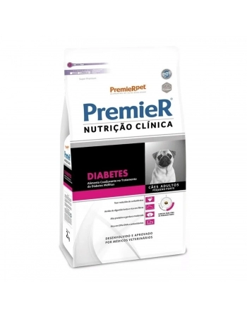PremieR Nutrição Clínica Diabetes Cães Porte Pequeno 10 Kg