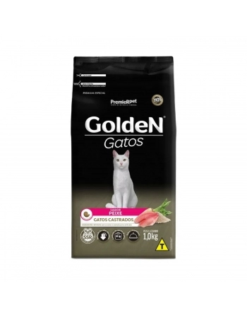 GOLDEN GATO AD CASTRADO PEIXE 1 KG