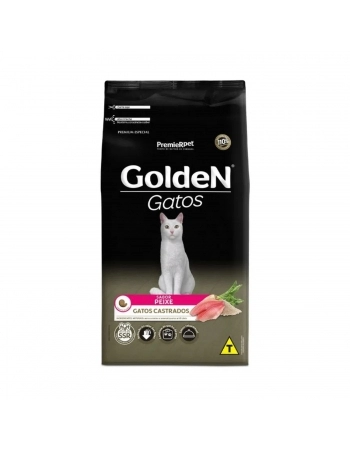 GOLDEN GATO AD CASTRADO PEIXE 3 KG
