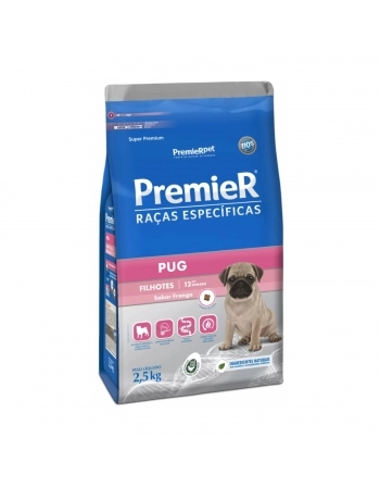 RAÇAS ESP CAES FILH PUG 2,5 KG