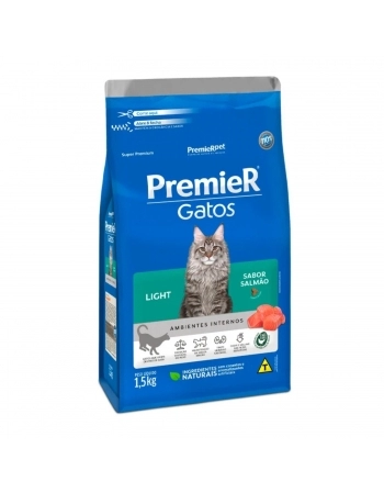 PremieR Gatos Adultos Salmão Light 1,5 KG