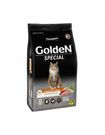 GoldeN Special Gatos Adultos Sabor Frango e Carne 3 KG
