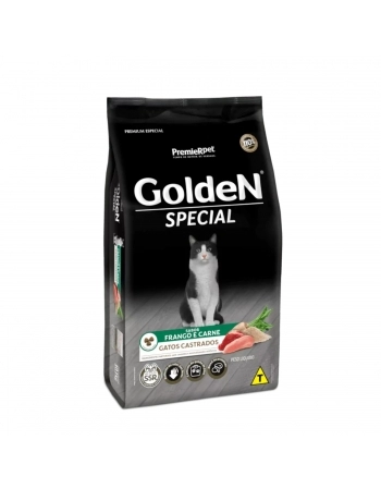 GoldeN Gatos Castrados Special Sabor Frango e Carne 3 KG
