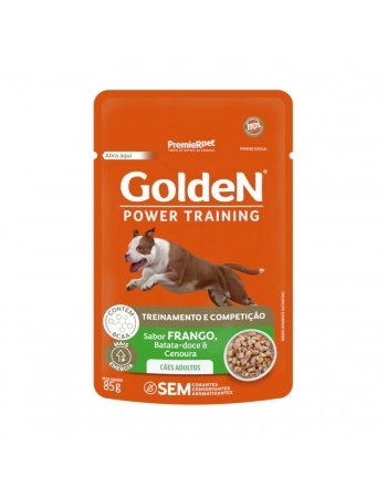 GoldeN Gourmet Cães Adulto Power Training Frango Batata Doce e Cenoura