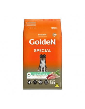 GOLDEN SPECIAL FILHOTE PORTE PEQUENO 3KG