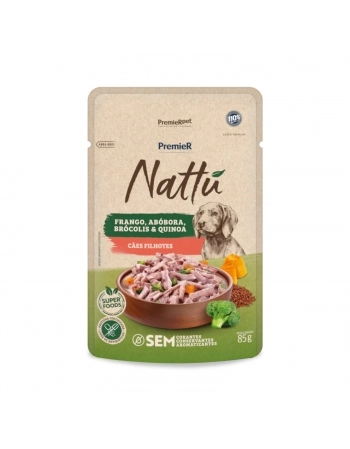 PREMIER GOURMET NATTU CAES FILH FRAN/ABOB 85GR