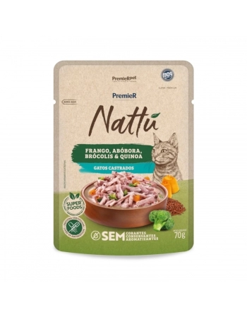 PREMIER GOURMET NATTU GATO CAST FRAN/ABOB 70GR