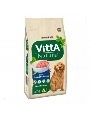 VITTA NATURAL ADULTO FRANGO CEREAIS 15KG