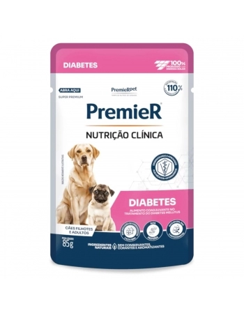 PremieR® Nutrição Clínica Úmidos Cães Diabetes 85 G