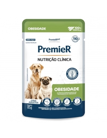 PremieR® Nutrição Clínica Úmidos Cães Obesidade 85 G