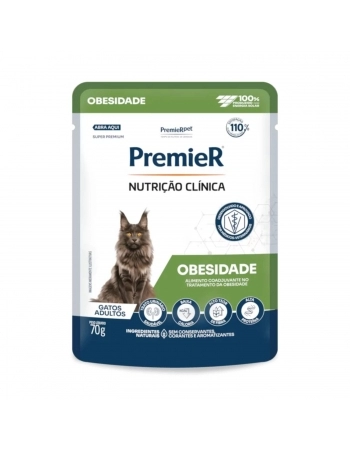 PremieR® Nutrição Clínica Úmidos Gatos Obesidade 70G