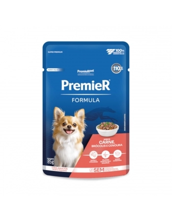 PREMIER GOURMET CAES AD PEQ PORTE FRANGO 85 G