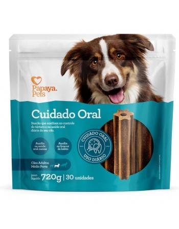 Snack Cuidado Oral para Cães Adultos de Porte Médio 720 G