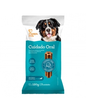 Snack Cuidado Oral para Cães Adultos de Porte Grande 120 G
