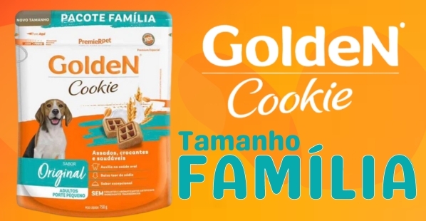 Embalagem do Golden Cookie 750 gr